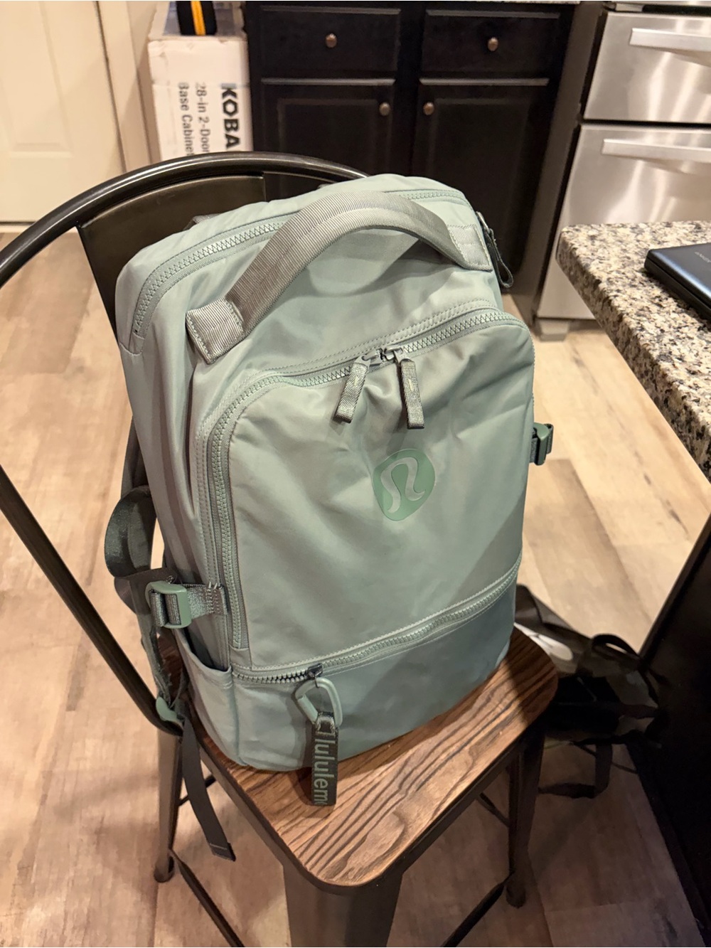 lululemon athletica sage green Backpack